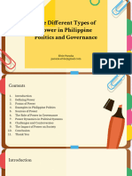 The Different Types of Power in Philippine Politics and Governance