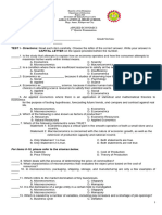 ECON-3rd Quarter Exam Questionnaire