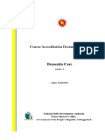 Course Accreditation Document (CAD) : Dementia Care