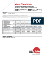 Timetable AR NONAC03029 V2 (Semester 2)