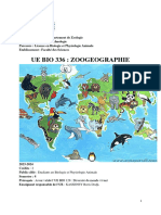 Cours BIO336 - Zoogéographie 2023-2024