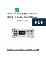 ET324XET325X Series Digital Multimeter Uer Manual