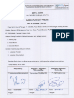 Closing Punchlist Segmen 9 KP 0 - 10+751