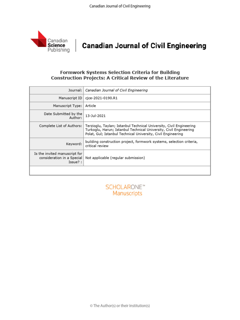 Cjce 2021 0190 PDF Concrete Literature Review