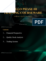 Apollo Phase Iii Training Courseware: Learning Is The Best Investment