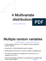 4 Multivariate Distributions: More Than One Random Variable