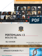 Pertemuan 13 - Sel Kanker