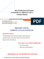 Pertemuan 2 - Pondasi Dalam