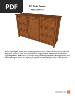 DIY Rustic Dresser Plans