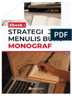 Strategi Jitu Menulis Buku Monograf