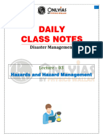 Disaster Management 03 - Daily Class Notes