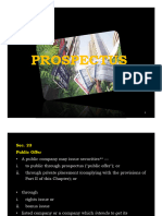 Topic 4 - Prospectus