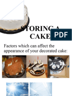 Storing A Cake