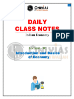 Economy 01 - Daily Class Notes