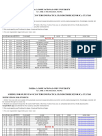 Schedule Tepe1222 - Bca Cit Cmad - Viva Voce - PDF