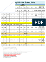 Annual Examination Date Sheet For The Session 2023-24