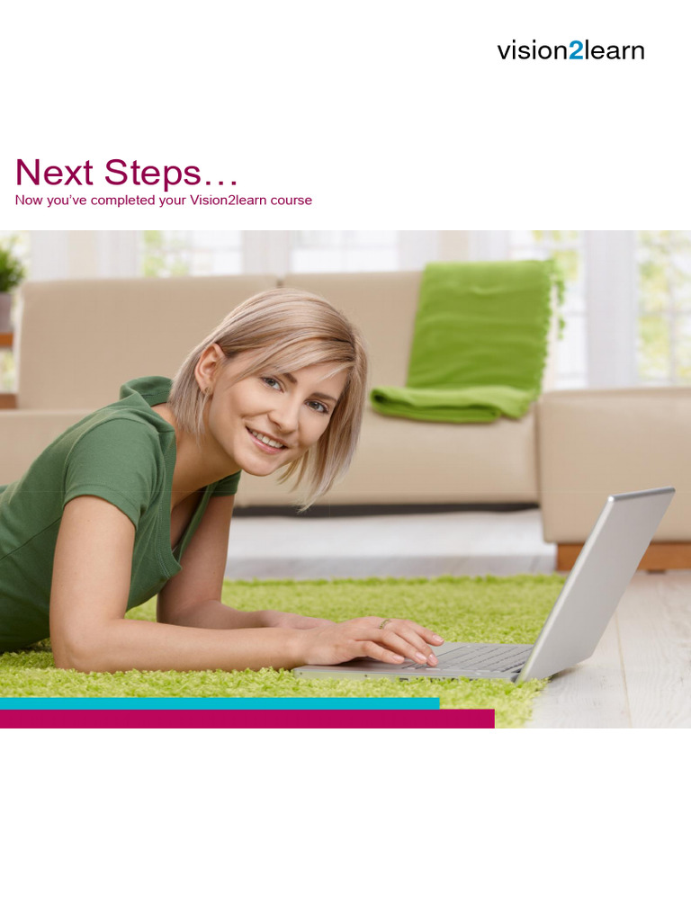 Next Steps After Vision2learn Courses | PDF | English Language | Human ...