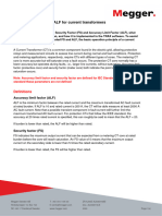 Compensated FS and ALF For Current Transformers