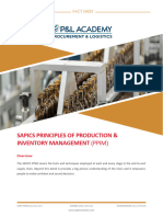 2.2022 - Fact Sheet - SAPICS Principles of Production Inventory Management (PPIM)
