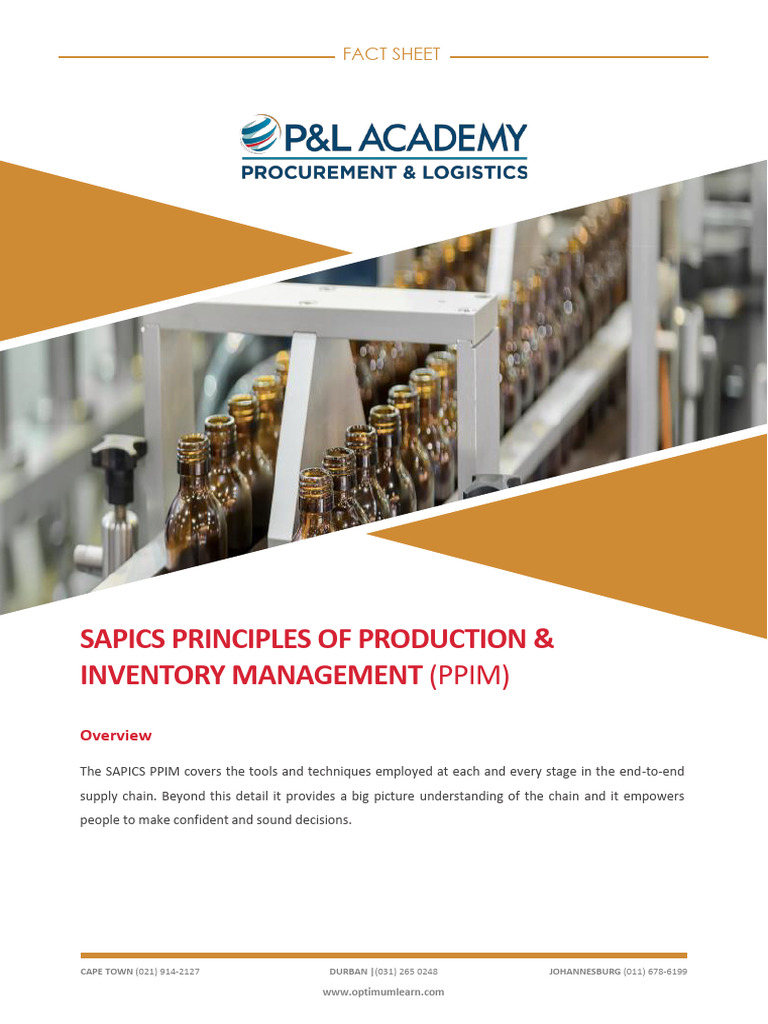 2.2022 - Fact Sheet - SAPICS Principles of Production Inventory ...