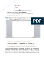 Lenvironnment de Word 2010