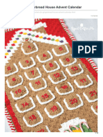 C2C Gingerbread House Advent Calendar