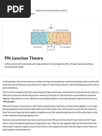 PN Junction Theory For Semiconductor Diodes