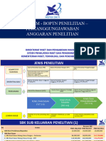 SBK SBM BOPTN Penelitian Pertanggungjawaban