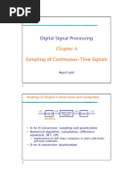 DSP - Chapter 4 - Sampling of CT Signals A