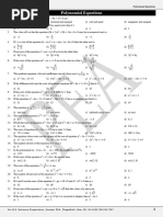 Pea'S Quad Mathematics Polynomial Equations