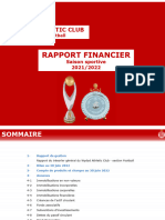 Rapport Financier Wac Saison 2021 - 2022