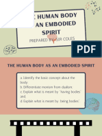 03 The Human Body As An Embodied Spirit