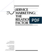 Service Marketing - Relationship Factor