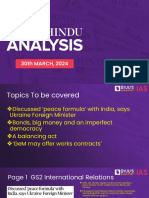 The Hindu Analysis 30th March 2024