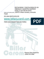 Billar Jra - Billar A Tres Bandas - José Argüello - Recopilacion - de - Teorias
