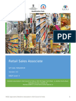 RASCI Qualifications Pack 0104 - Retail Sales Associate