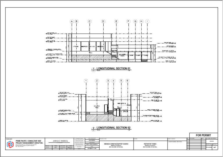 Longitudinal Section for Church Design | PDF | Houses | Tourist Attractions