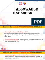 Gad Allowable Expenses