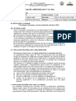 Unidad de Aprendizaje N.° 01-2024: I. E. "Túpac Amaru Ii"