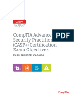 CompTIA CASP+ CAS-004 Exam Objectives (6.0)