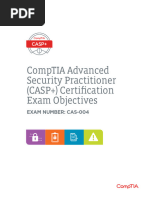 CompTIA CASP+ CAS-004 Exam Objectives (6.0)