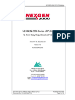 ED-2002-206 Nexgen-2000 12 Relay Output Module (2712) User M