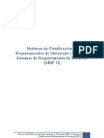 Sistemas de Planificación de Requerimientos de Materiales Final