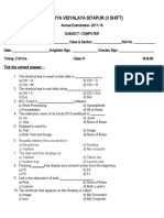 Class IV Computer Annual 2017 18