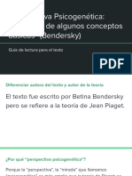 Piaget Perspectiva Psicogenetica Revisiones de Algunos Conceptos Basicos Bendersky