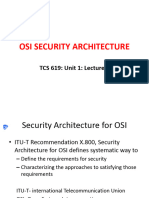 Osi Security Architecture Tcs 619