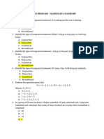 Sept 2023 Preboard Mathematics Majorship