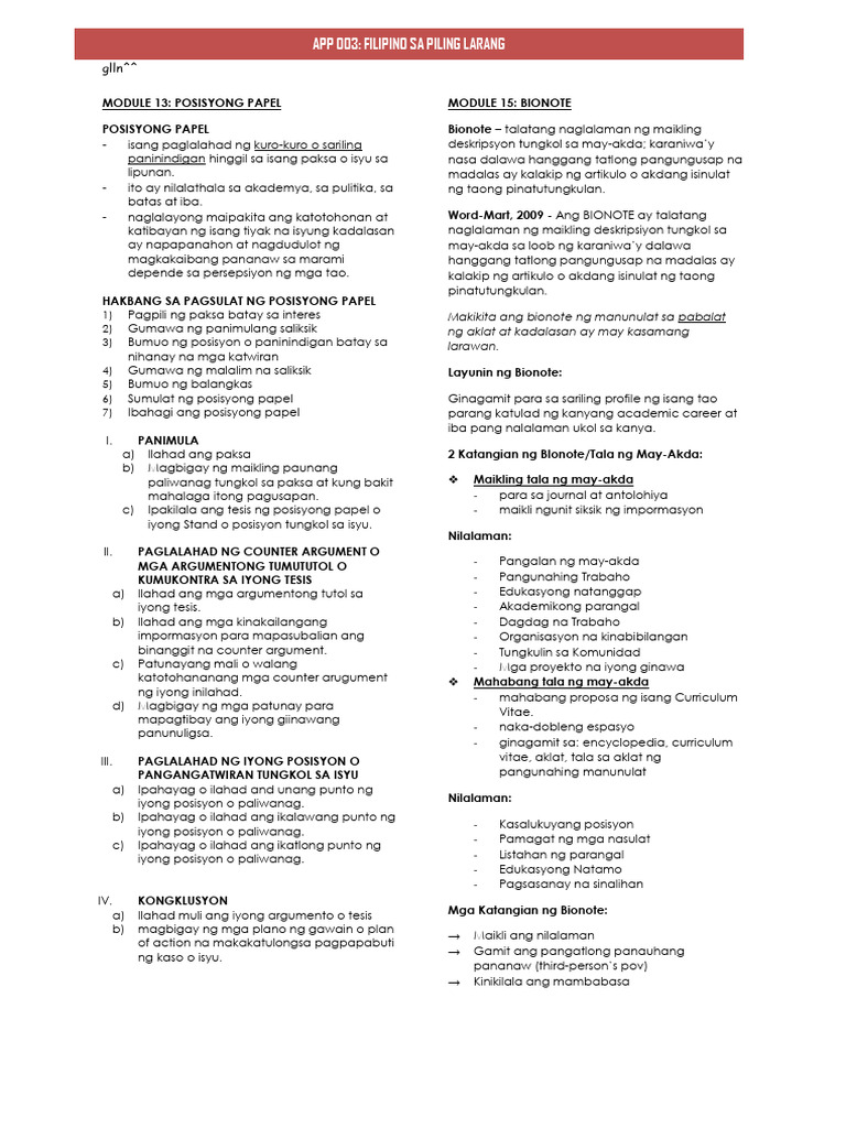 App-003 4th-Qe Reviewer | PDF