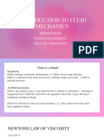 Introduction To Fluid Mechanics