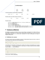 4 - Vecteurs Et Matrices: 3.3 Quelques Fonctions Mathématiques